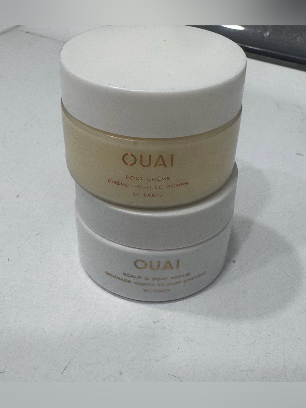 New OUAI Body Cream & Scalp Scrub Set